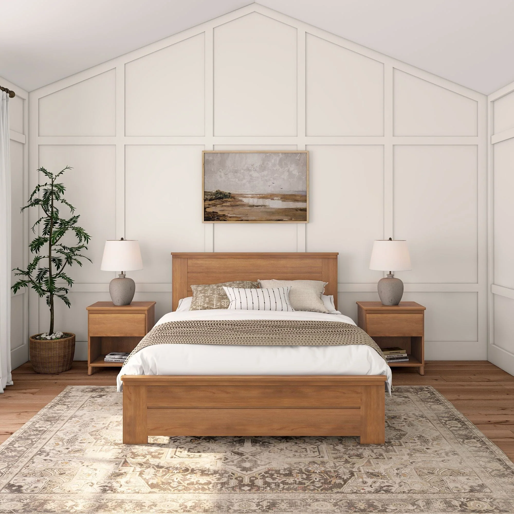 Rustic Panel Bed - Queen - Image 8