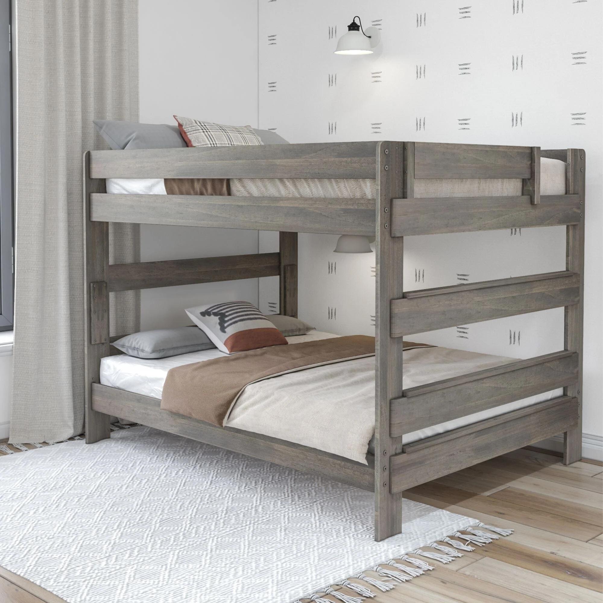 Rustic Queen over Queen Bunk Bed - Image 2