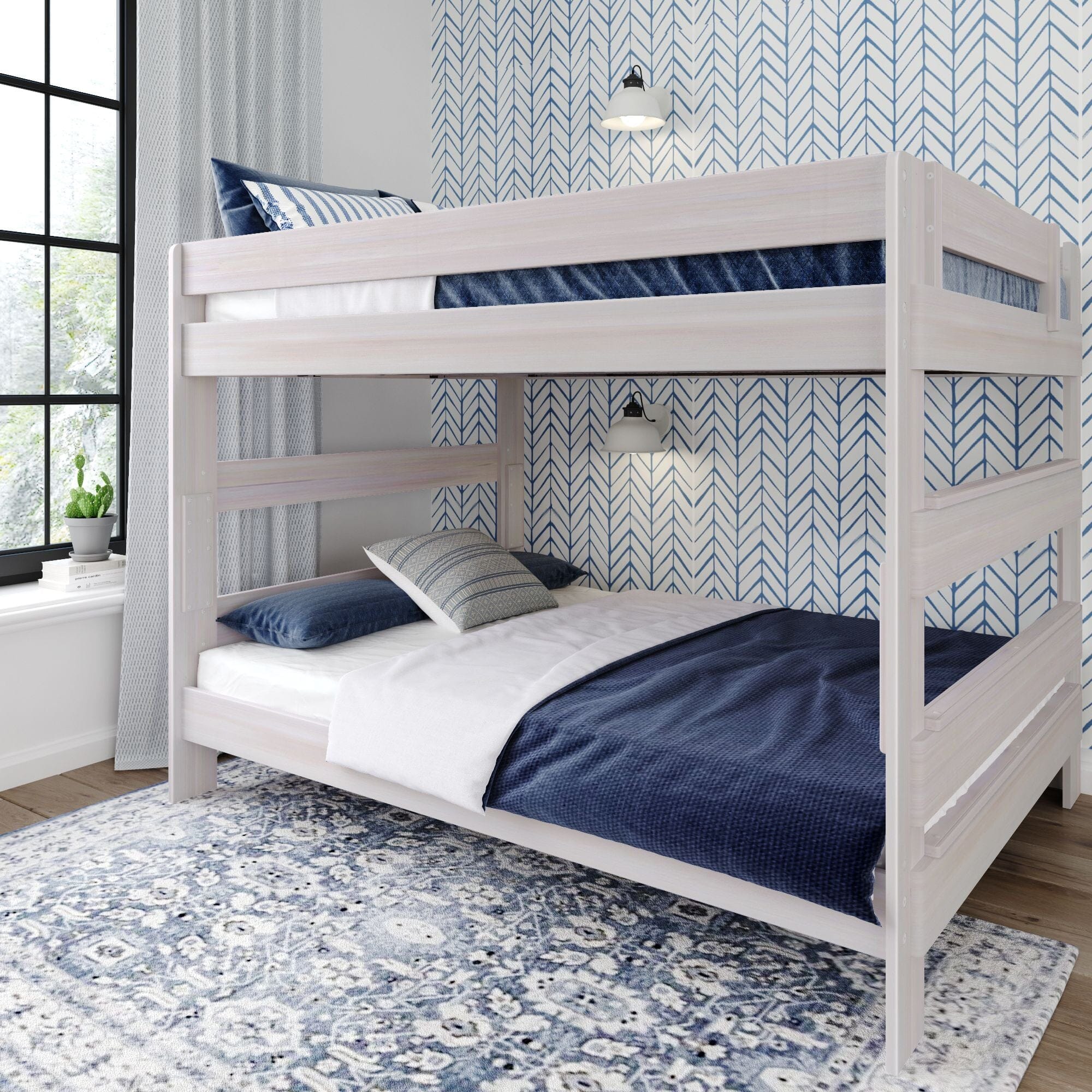 Rustic Queen over Queen Bunk Bed - Image 3