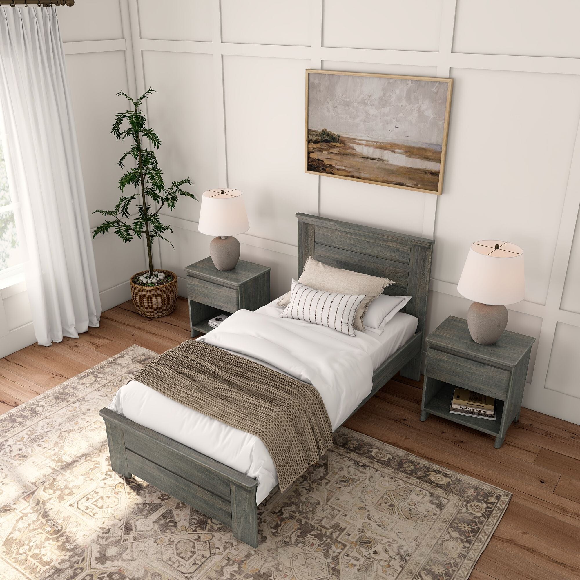 Rustic Panel Bed - Twin - Image 10
