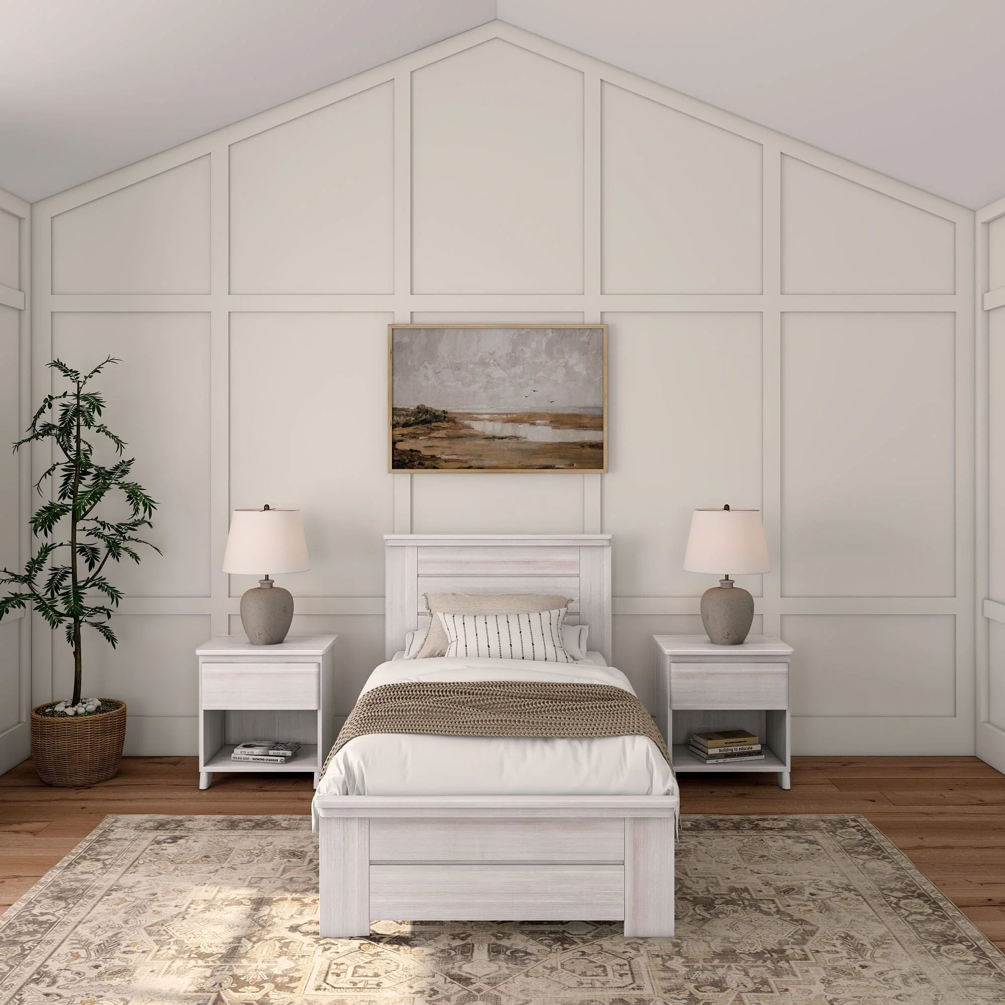 Rustic Panel Bed - Twin - Image 3