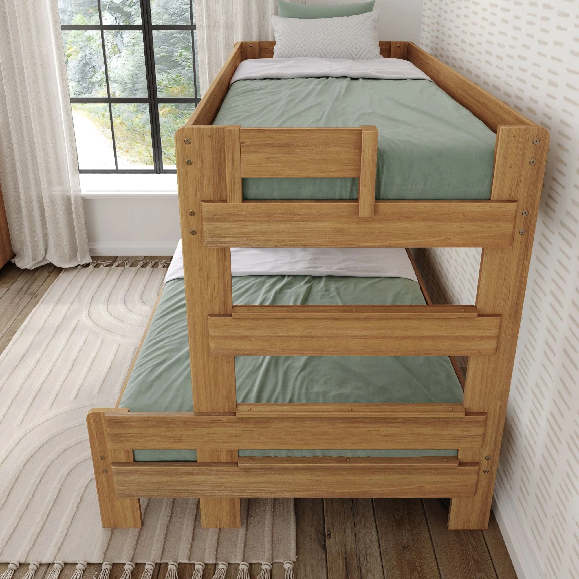 Rustic Twin over Full Bunk Bed - Image 14