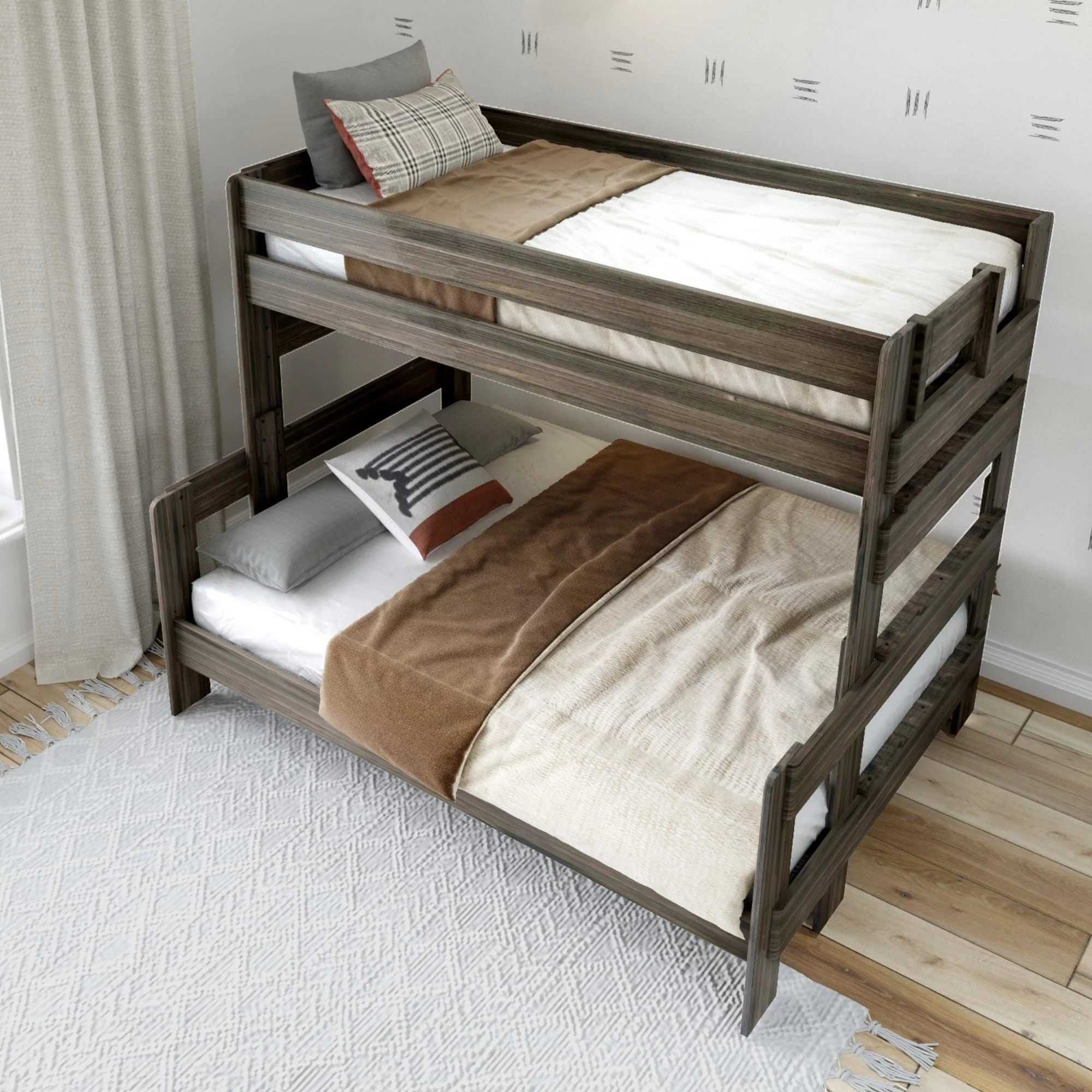 Rustic Twin over Full Bunk Bed - Image 16