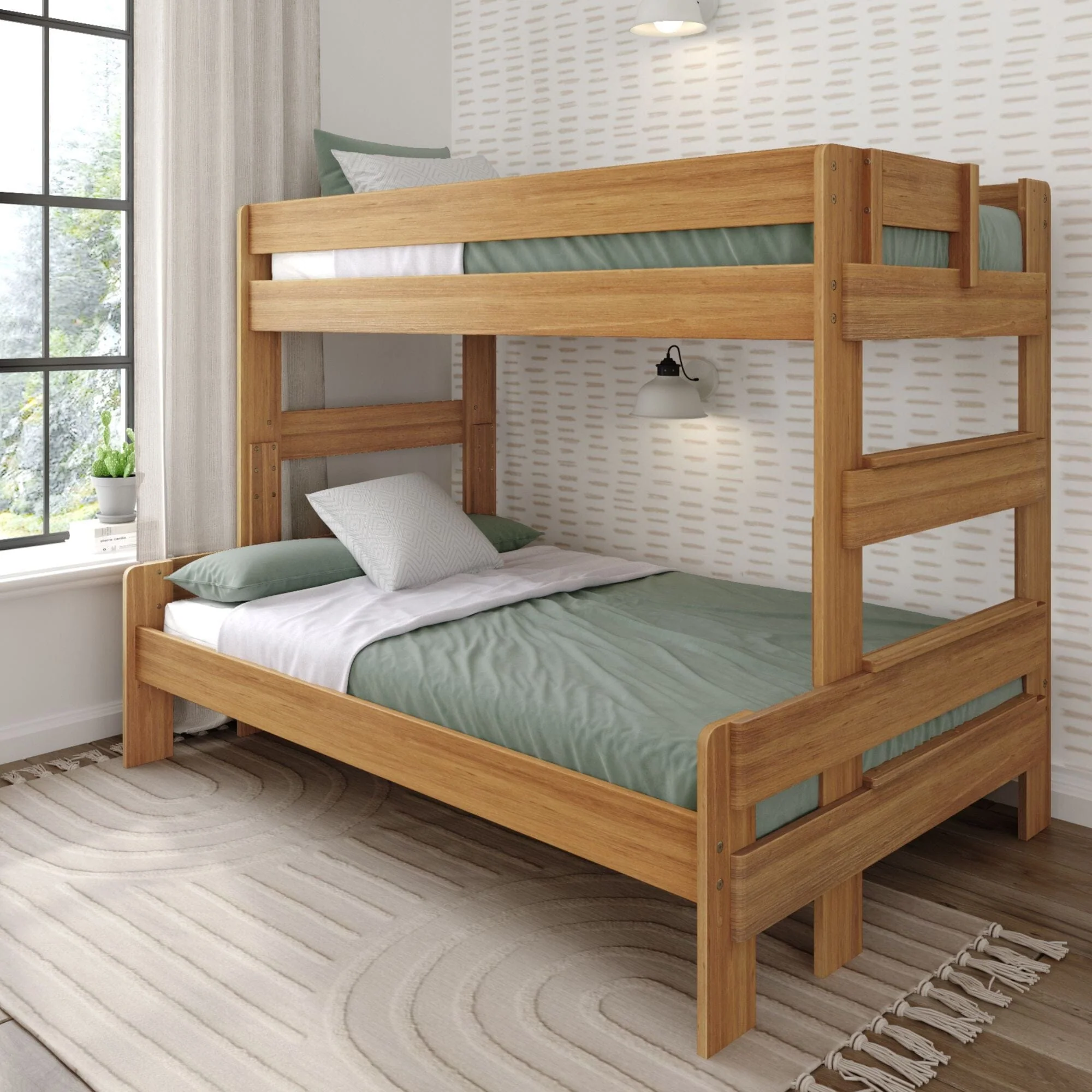 Rustic Twin over Full Bunk Bed - Image 4