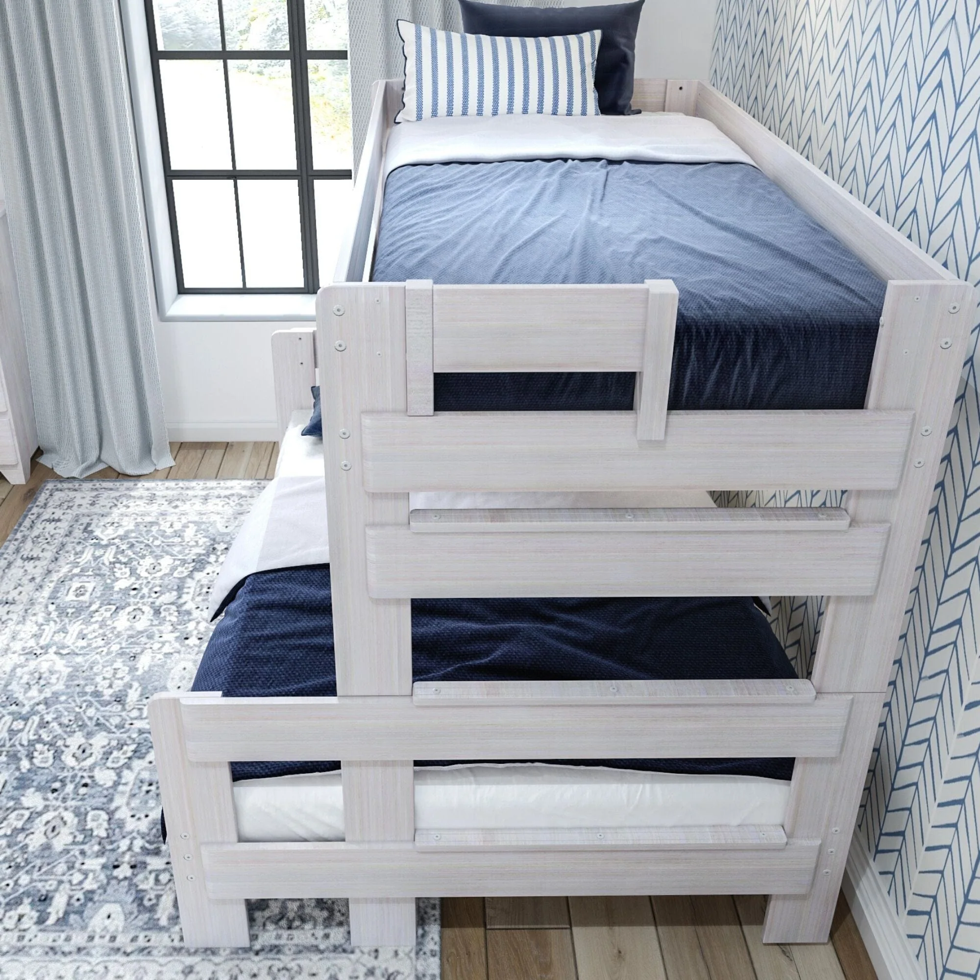 Rustic Twin over Full Bunk Bed - Image 8