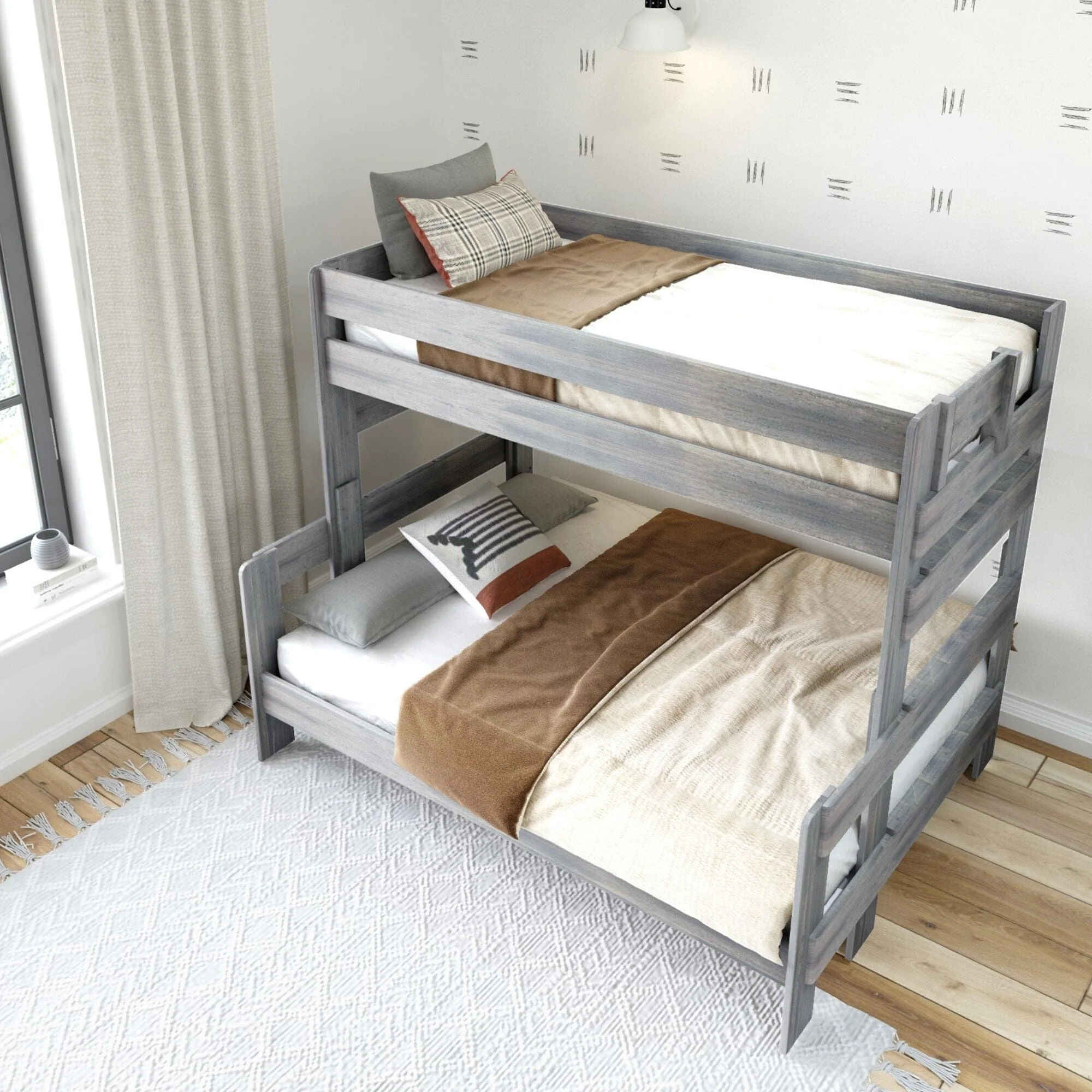 Rustic Twin over Full Bunk Bed - Image 9