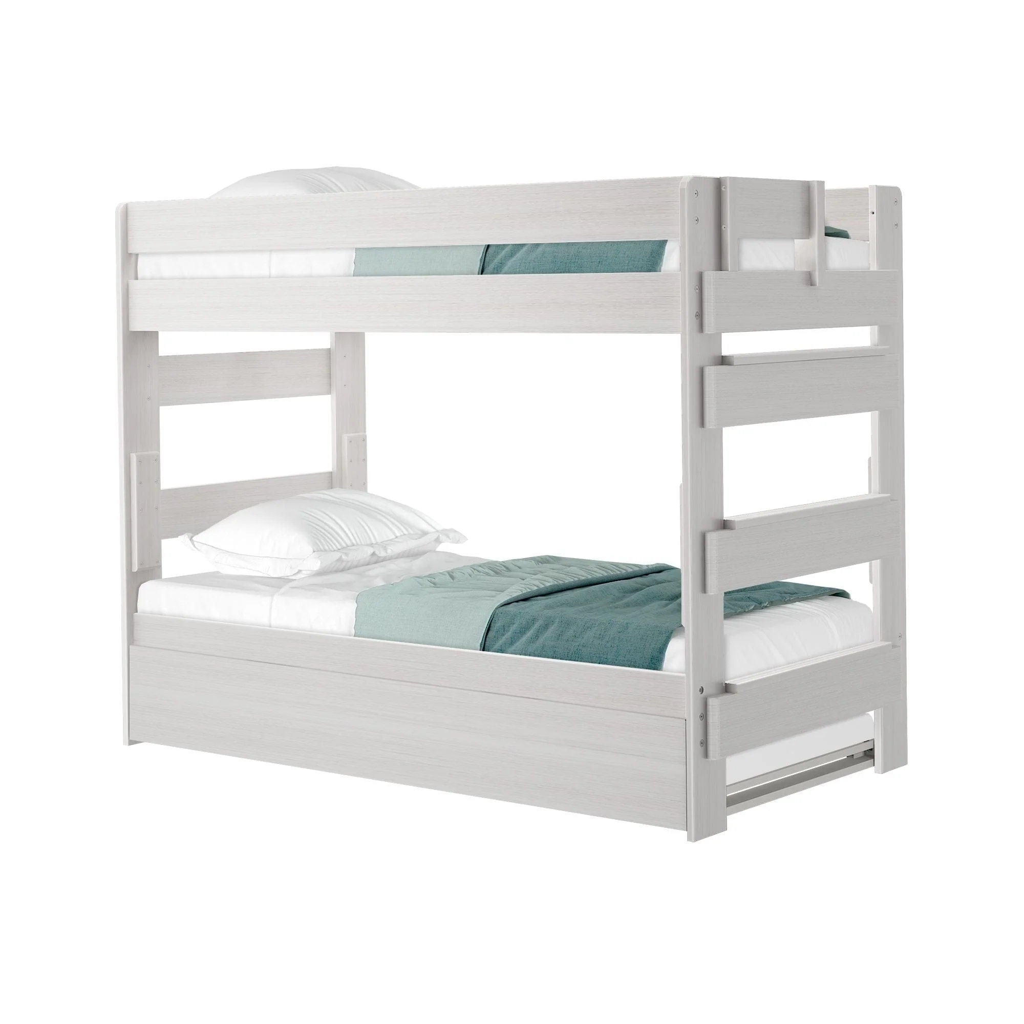 Rustic Twin over Twin Bunk Bed + Trundle - Image 3