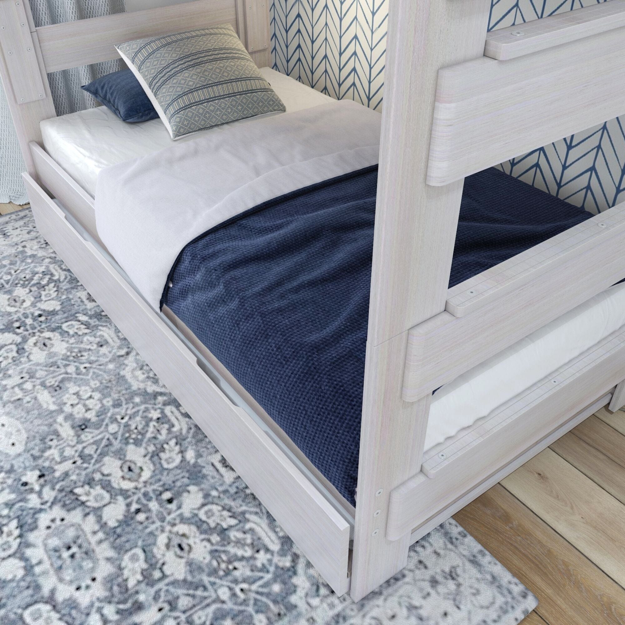 Rustic Twin over Twin Bunk Bed + Trundle - Image 5