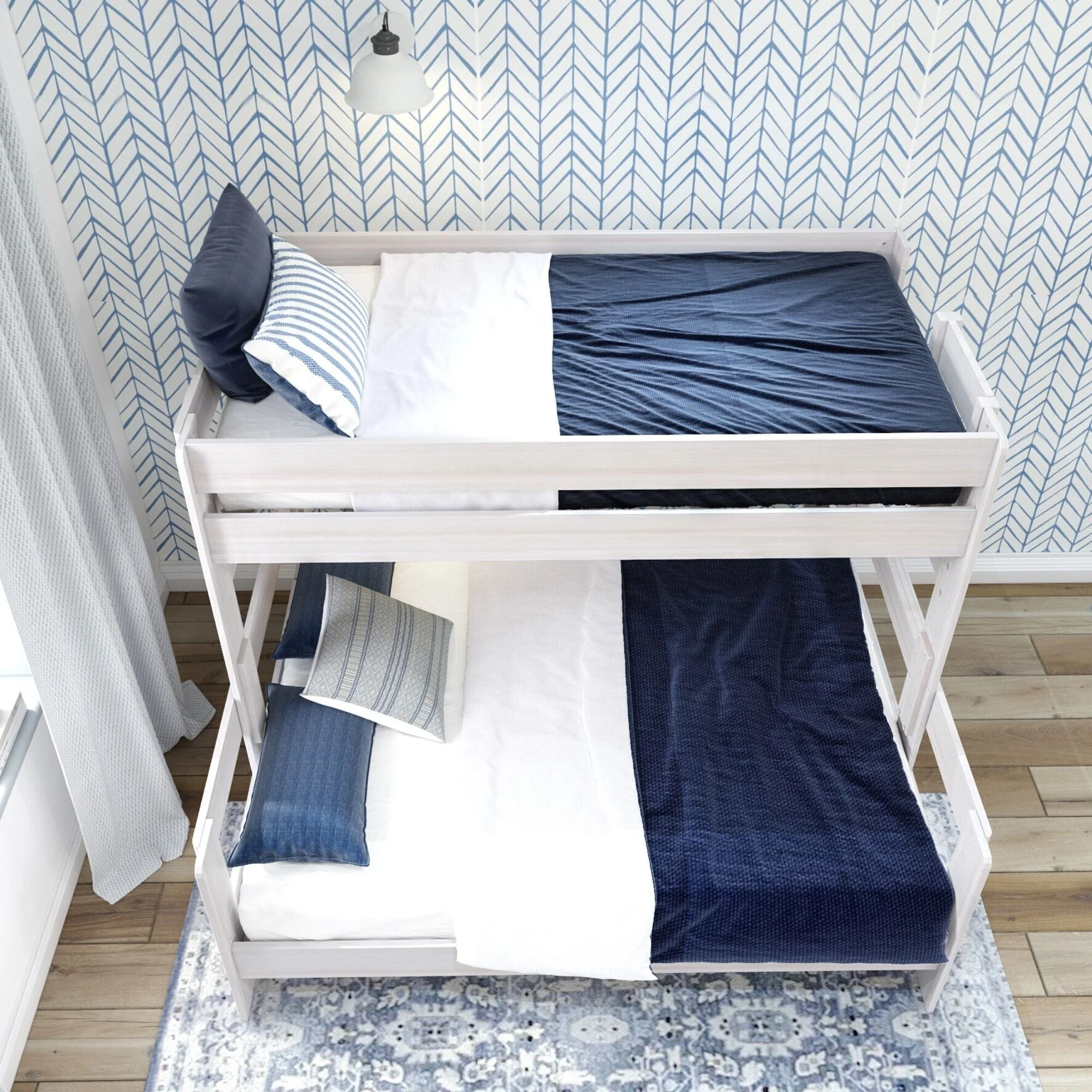 Rustic Twin XL over Queen Bunk Bed - Image 11