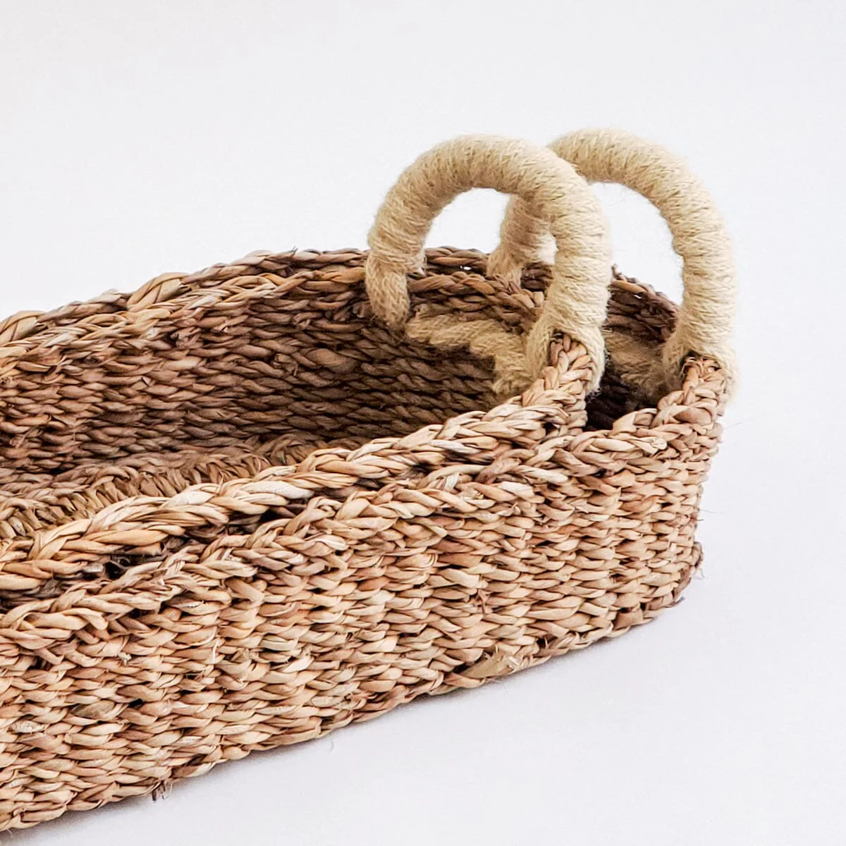 Savar Bread Basket with White Handle by KORISSA - Image 4