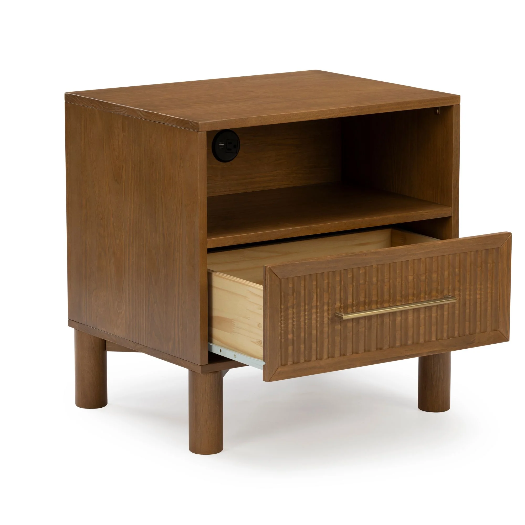 Sera Nightstand with Charging Station - Image 13