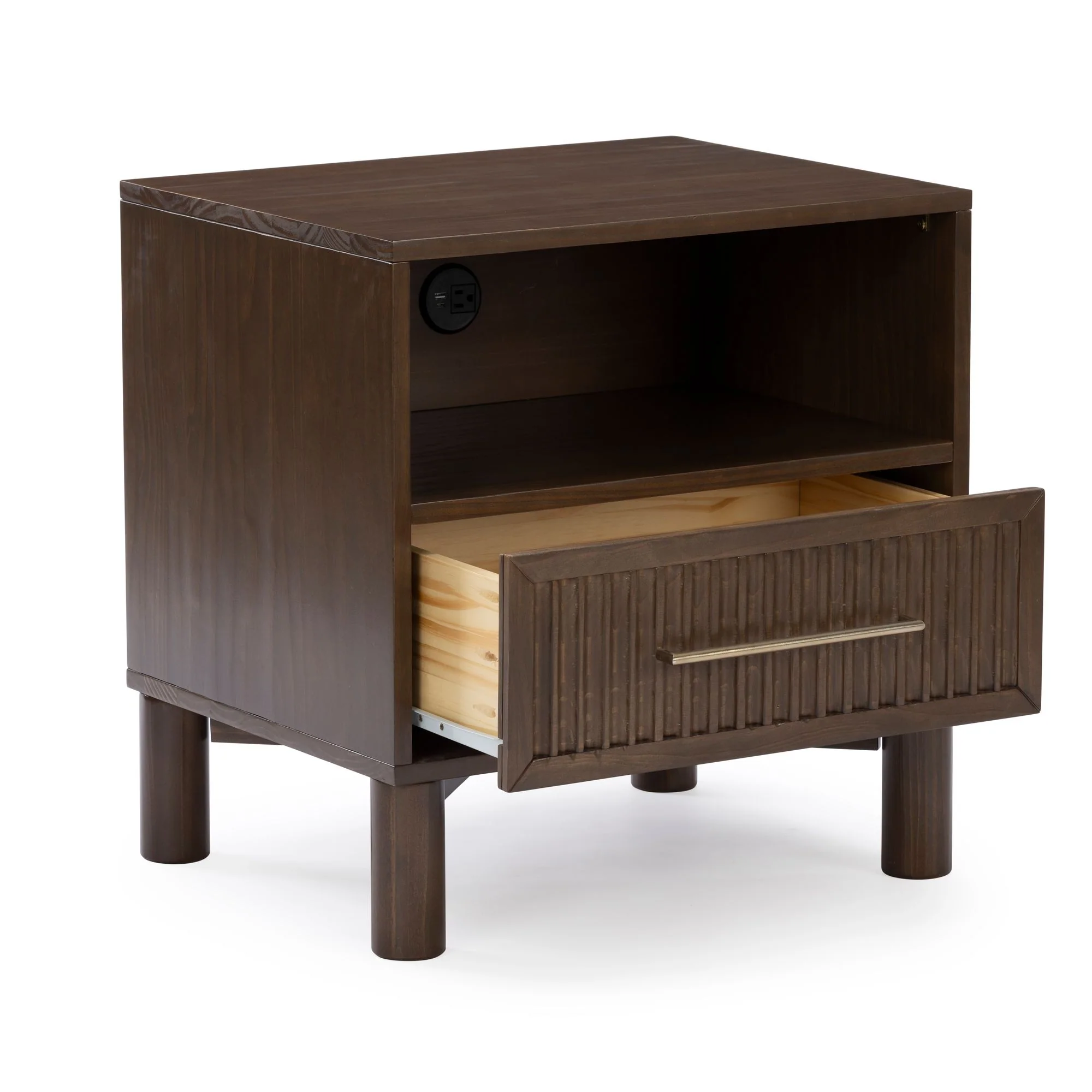 Sera Nightstand with Charging Station - Image 14
