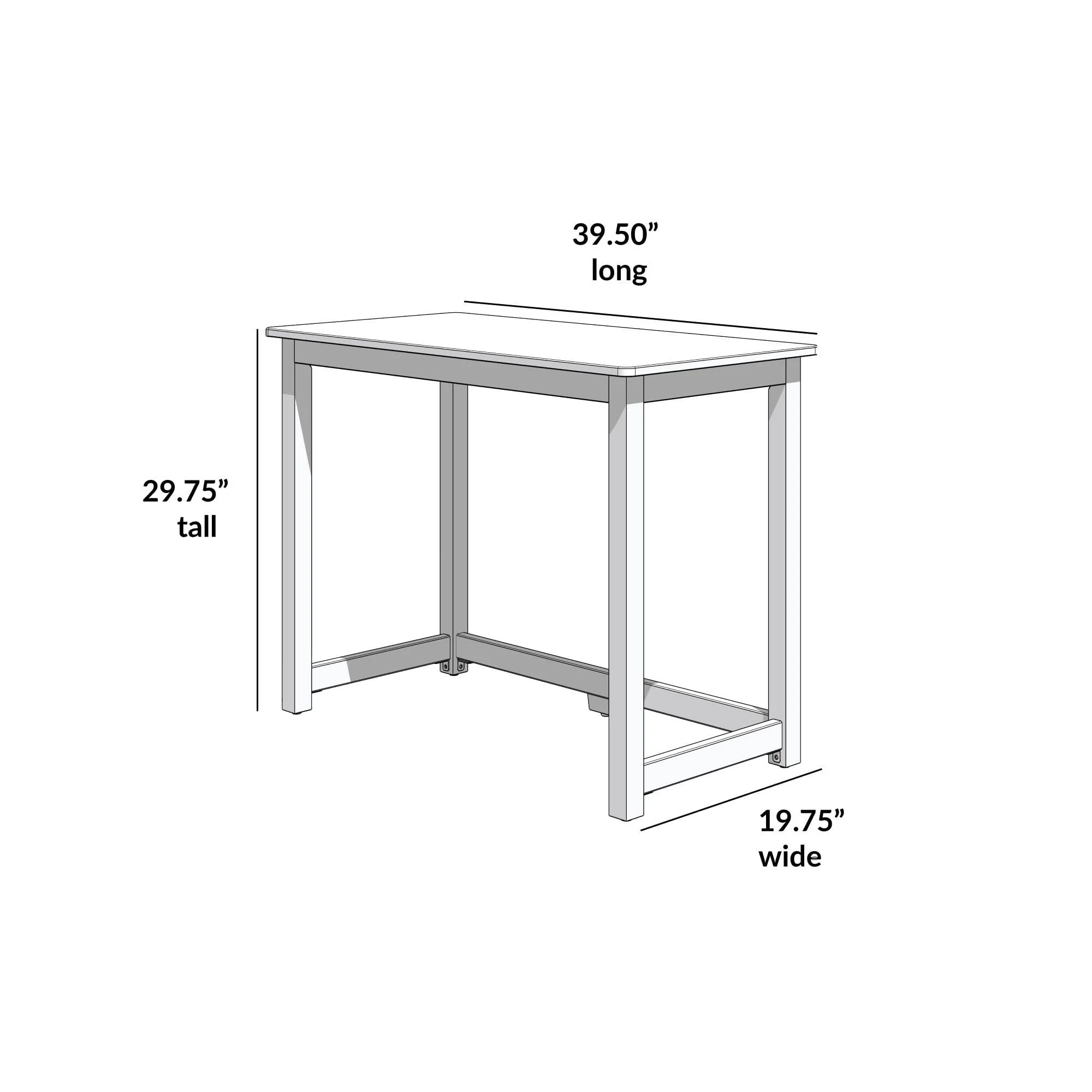 Writing Desk - 39" - Image 22