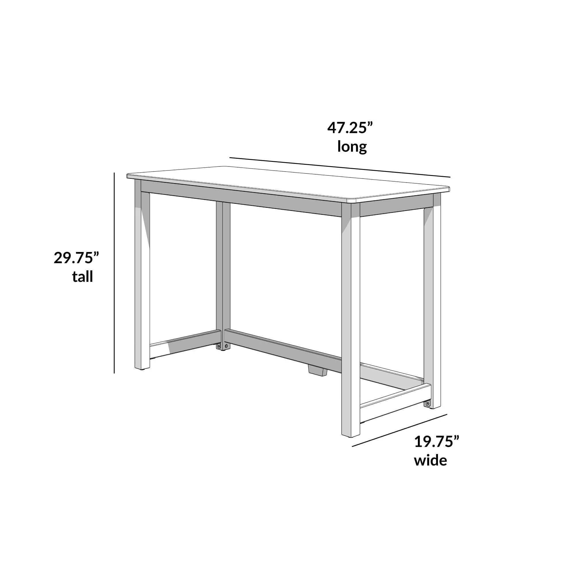Writing Desk - 47" - Image 26
