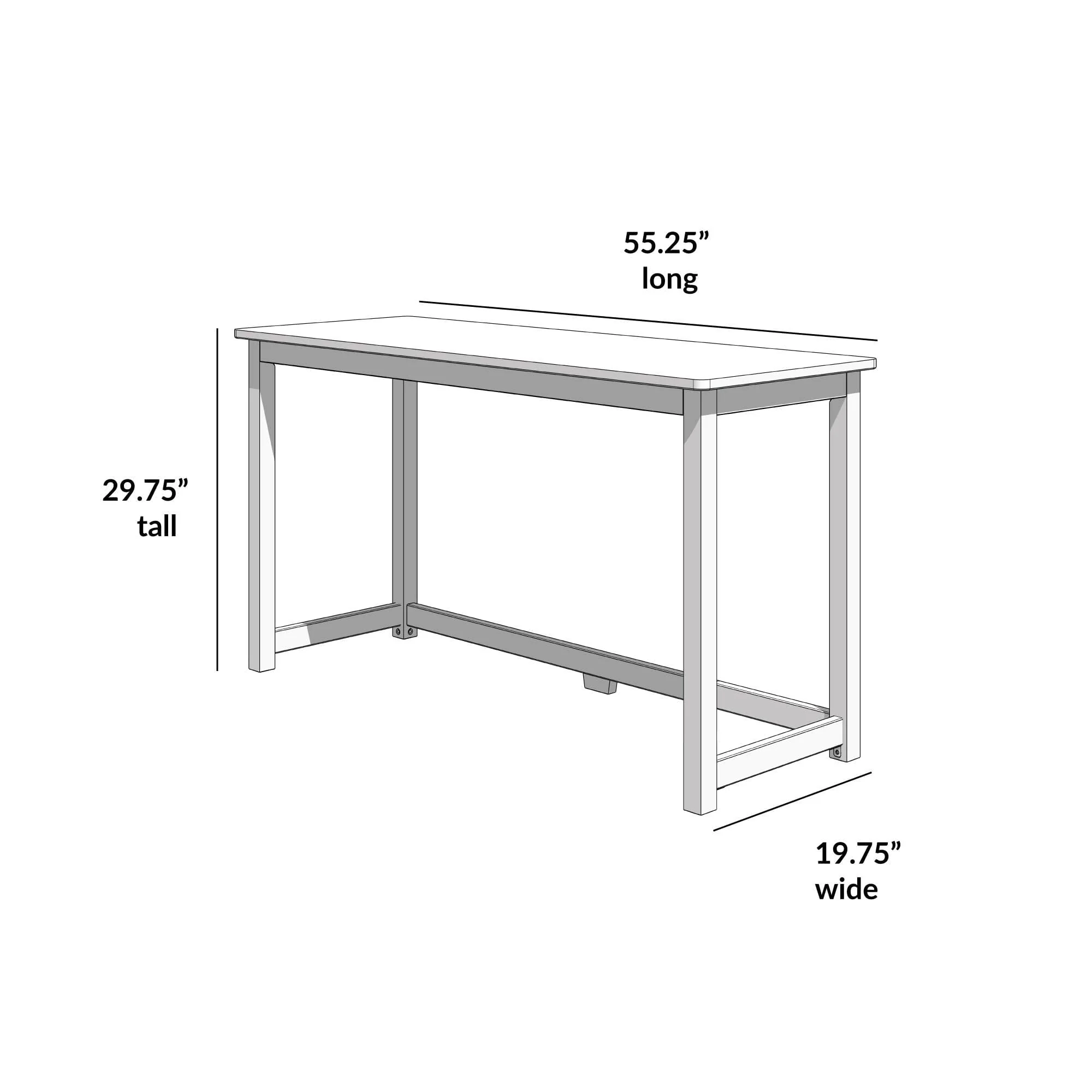 Writing Desk - 55" - Image 21
