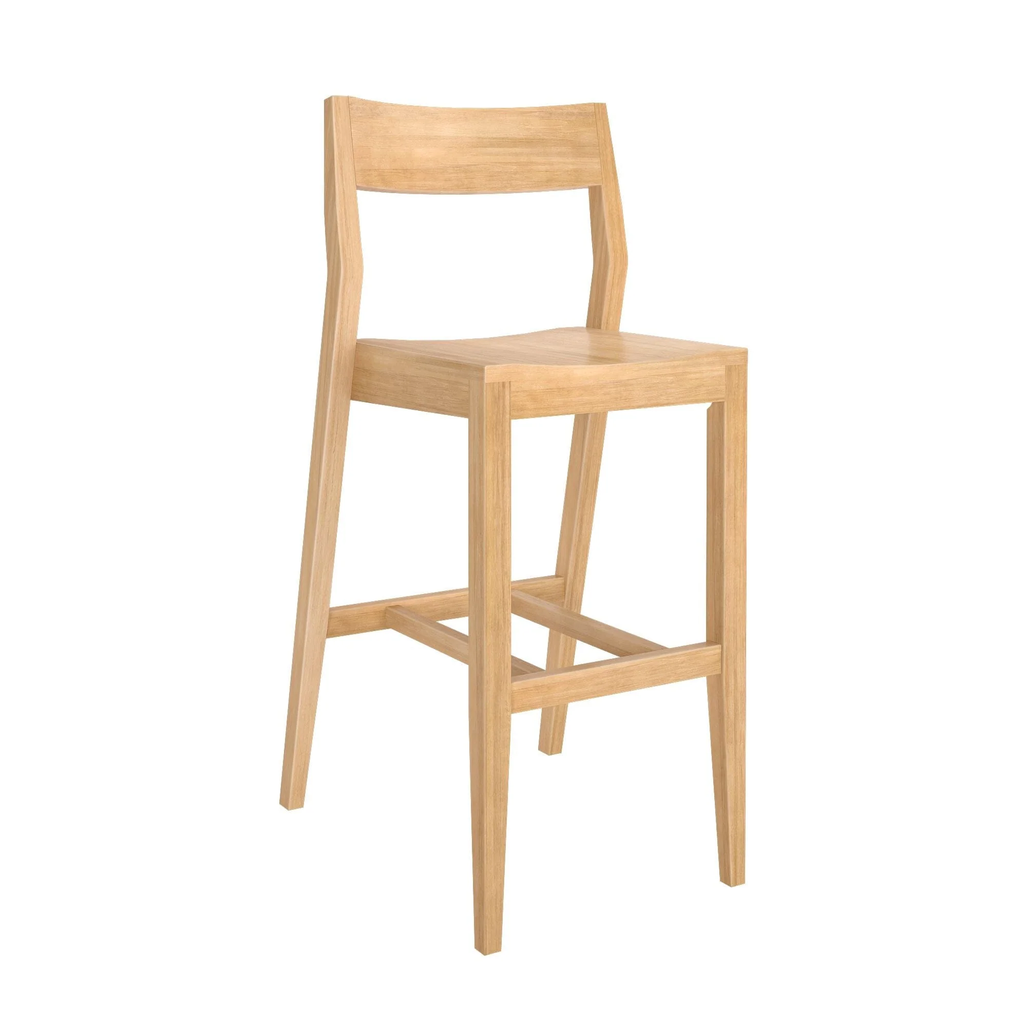 Solid Wood Bar Height Chair - 30" - Image 11