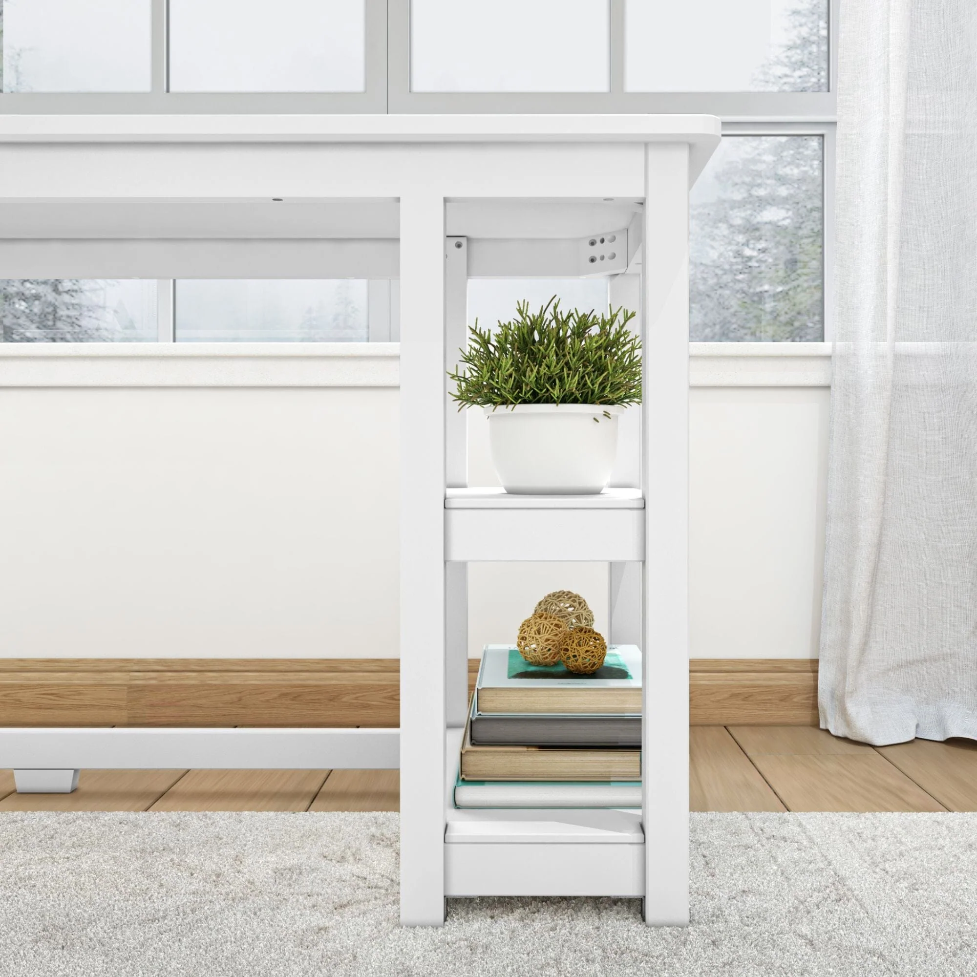Corner Desk with Shelves - Image 16