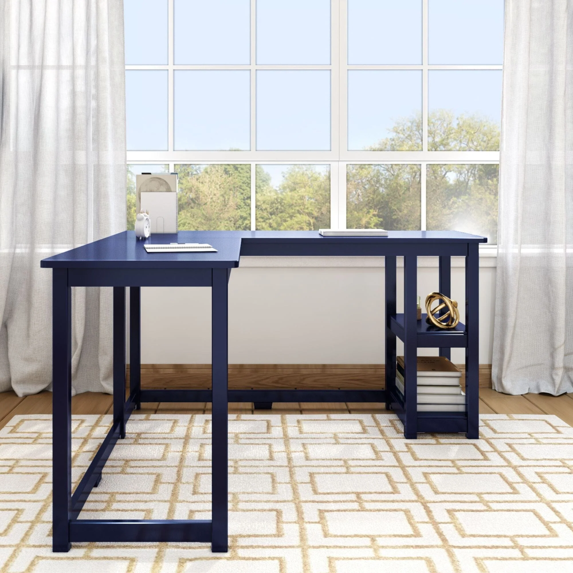 Corner Desk with Shelves - Image 23