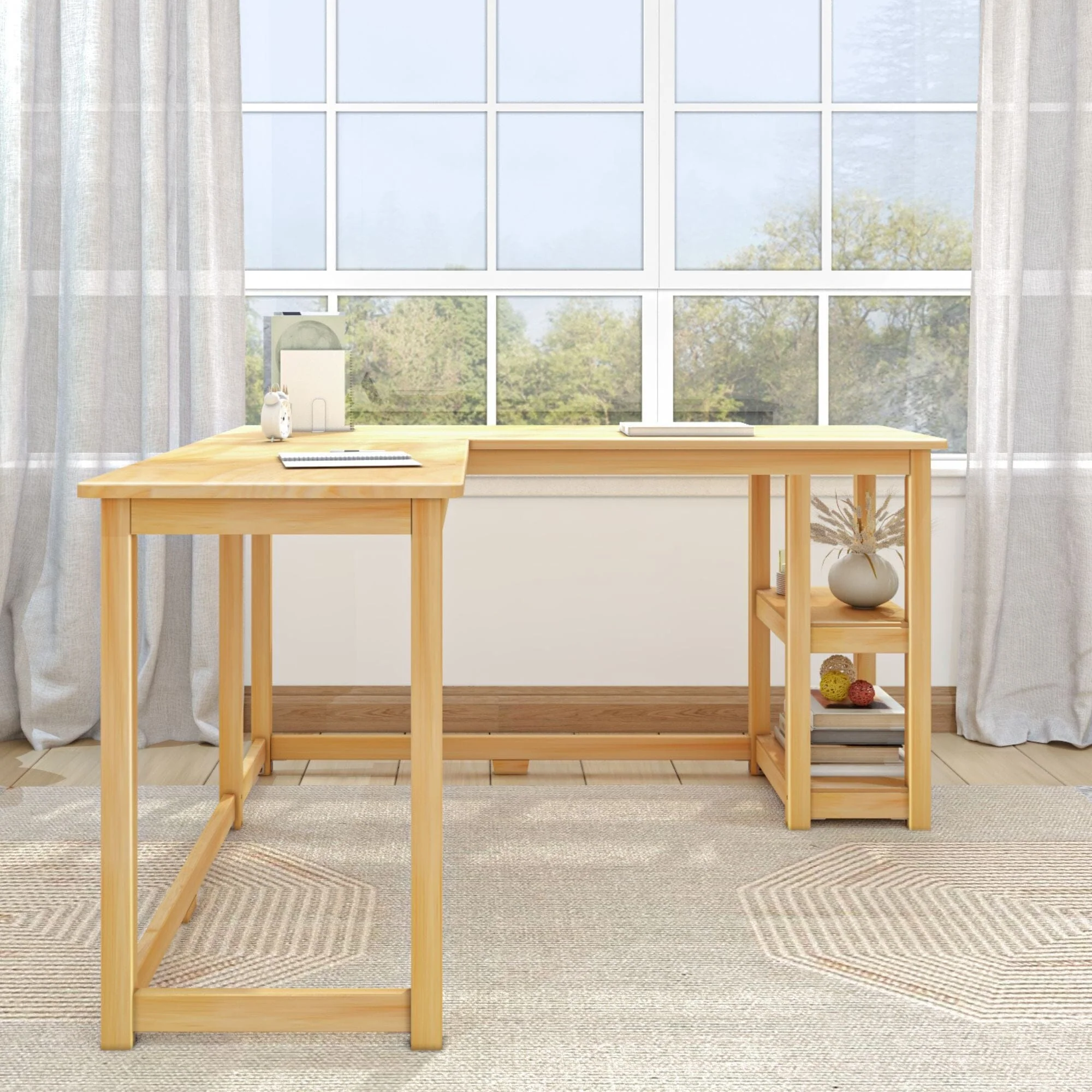 Corner Desk with Shelves - Image 24