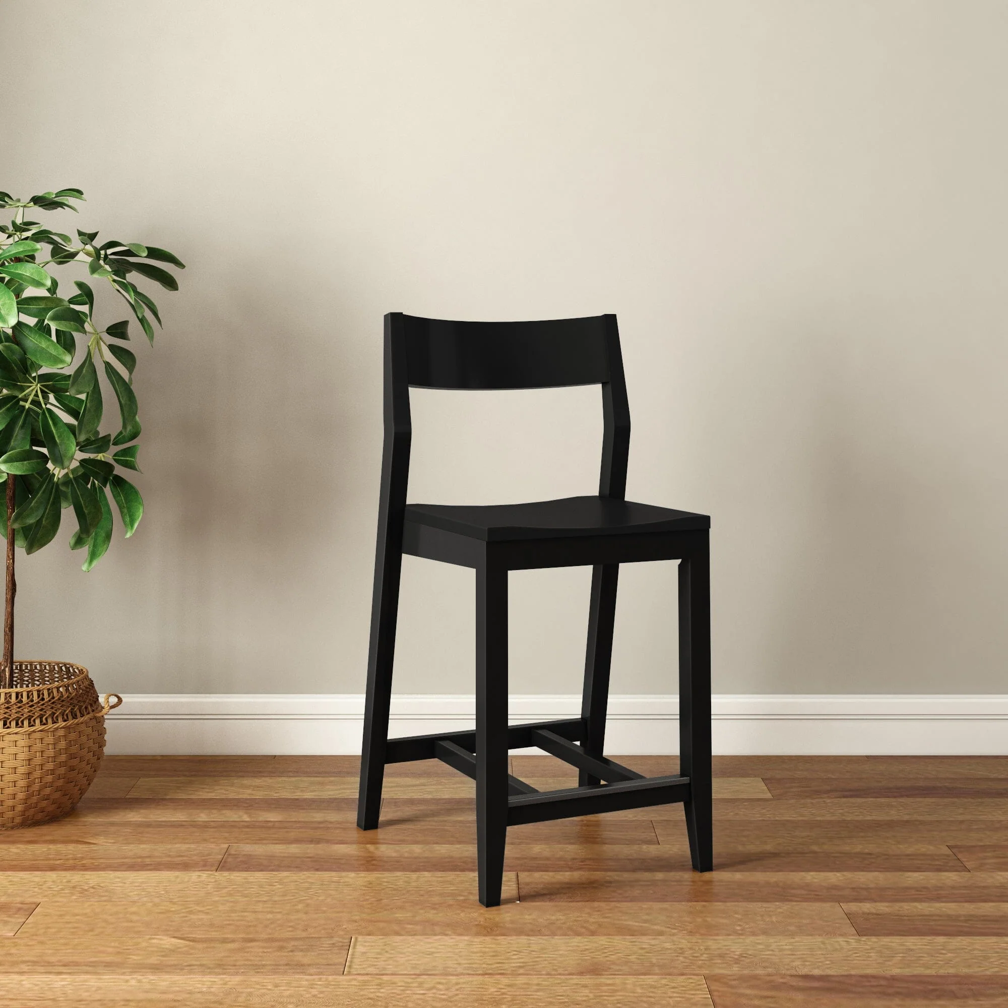 Solid Wood Counter Chair -24" - Image 3