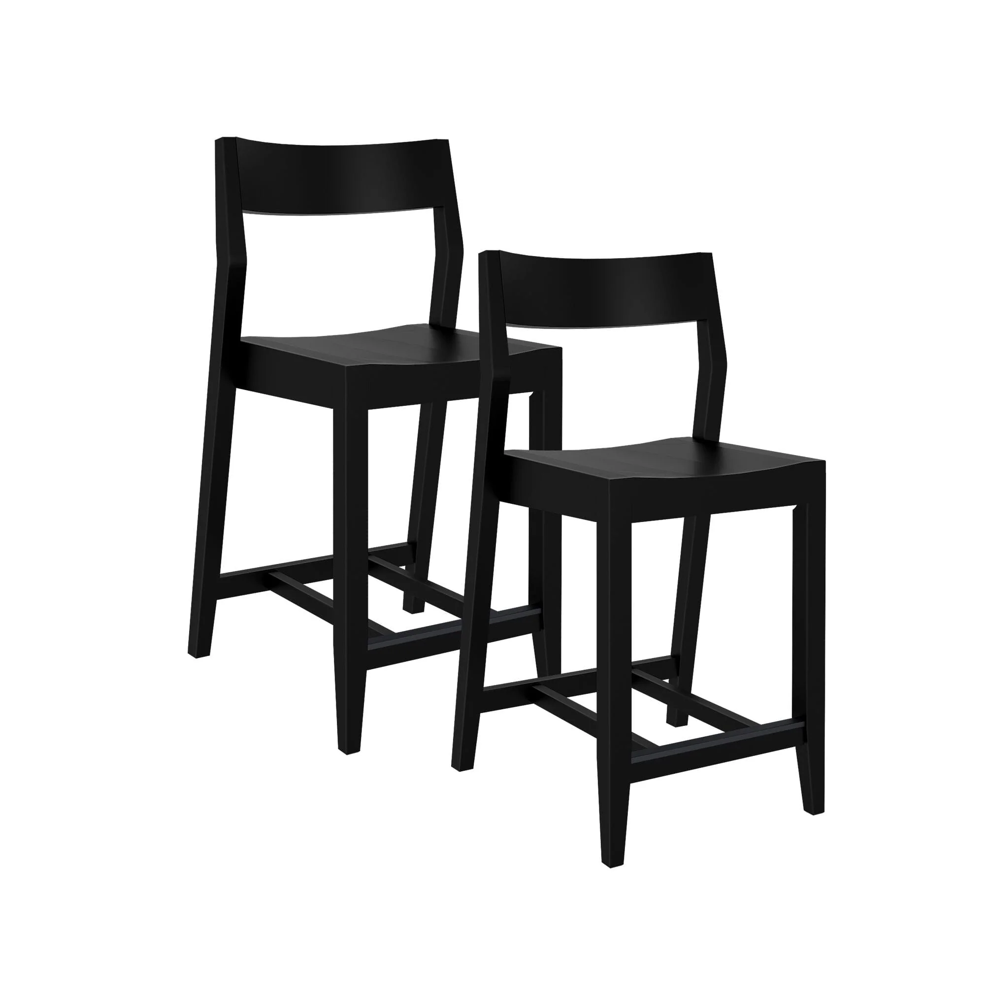 Solid Wood Counter Chair (Set of 2) - 24" - Image 12