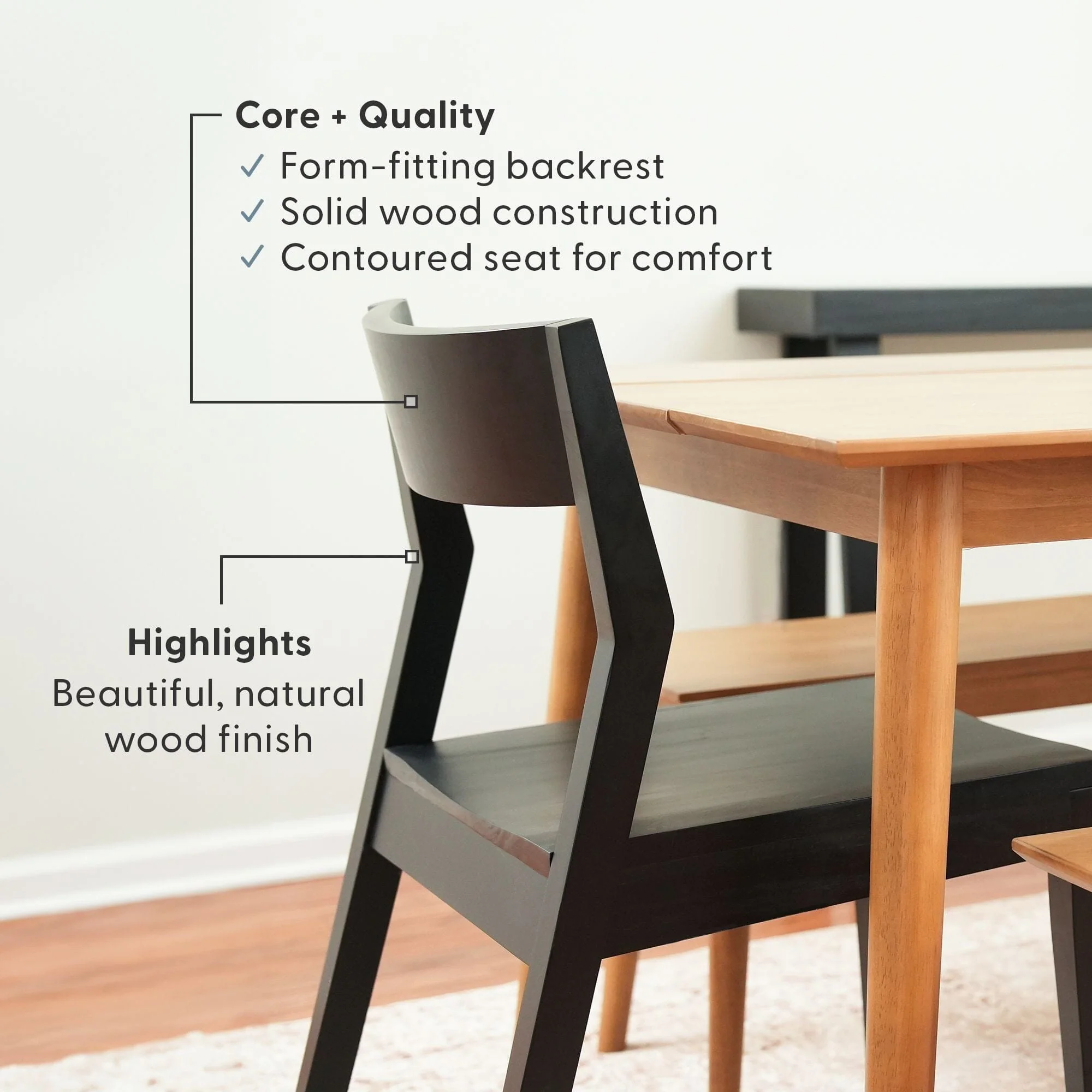 Solid Wood Dining Chair (Set of 2) - Image 15