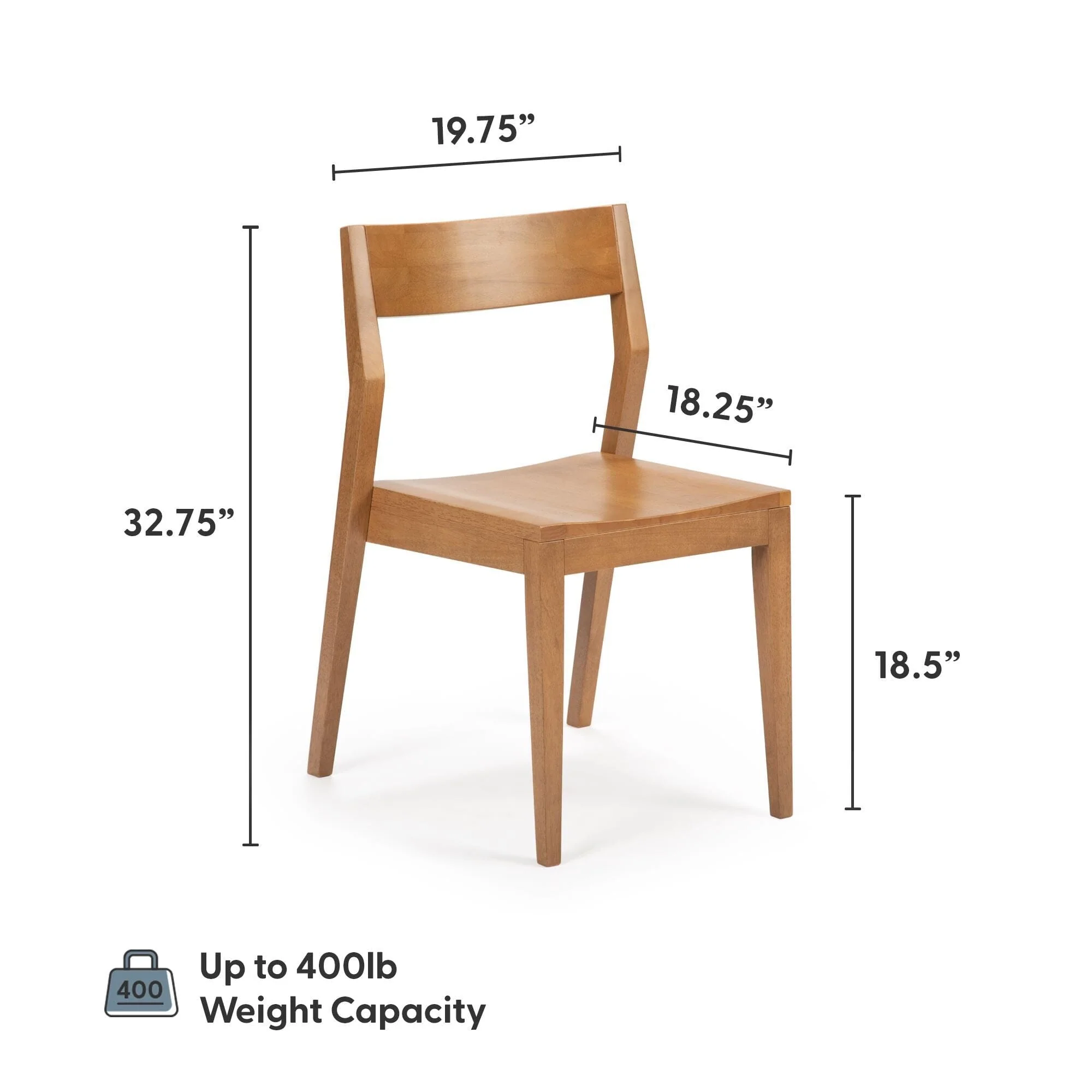 Solid Wood Dining Chair (Set of 2) - Image 18
