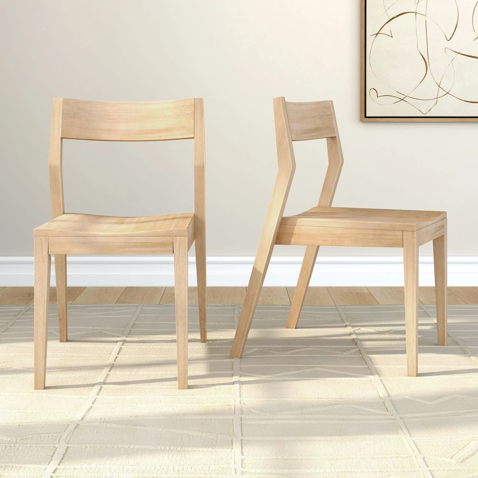Solid Wood Dining Chair (Set of 2) - Image 4