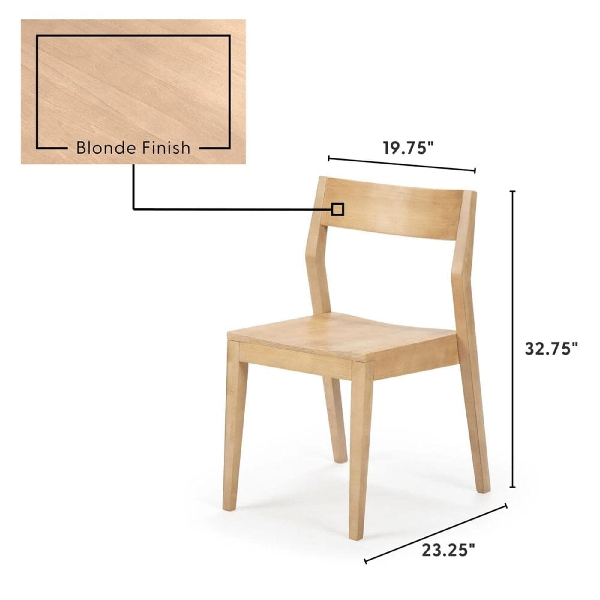 Solid Wood Dining Chair (Set of 4) - Image 28