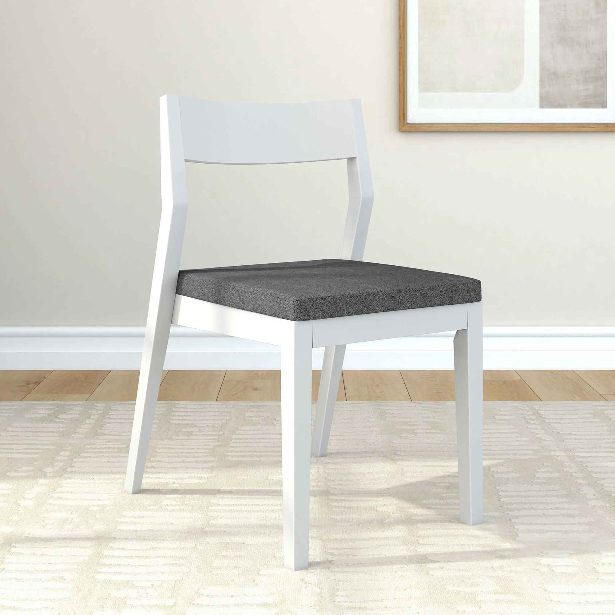 Solid Wood Upholstered Dining Chair - Image 4