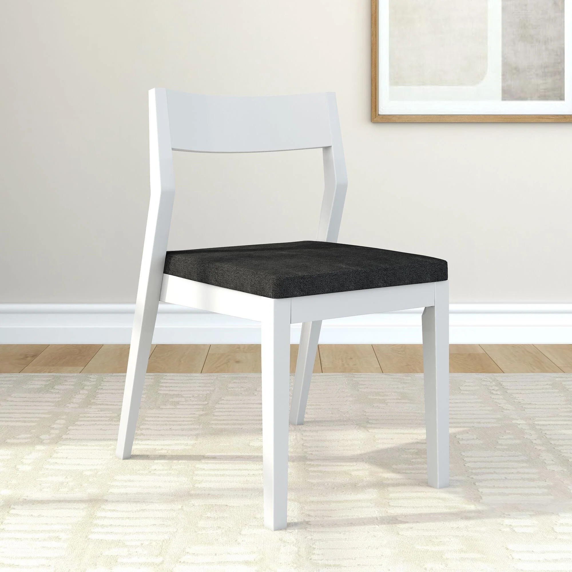 Solid Wood Upholstered Dining Chair - Image 5