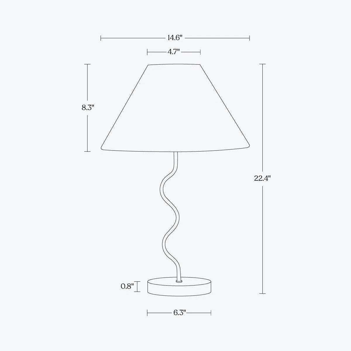Squiggle Table Lamp by Brightech - Image 10