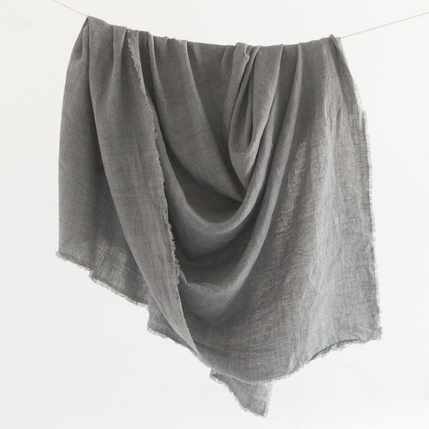Stone Washed Linen Throw Blanket by Creative Women - Image 3