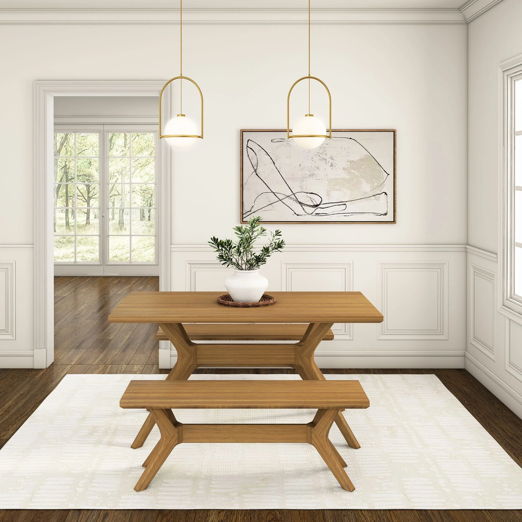 Verso Dining Bench - 48" - Image 28