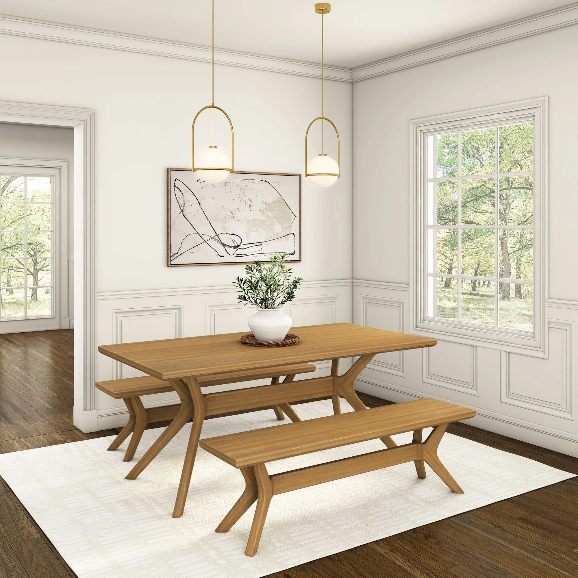 Verso Dining Bench - 60" - Image 21