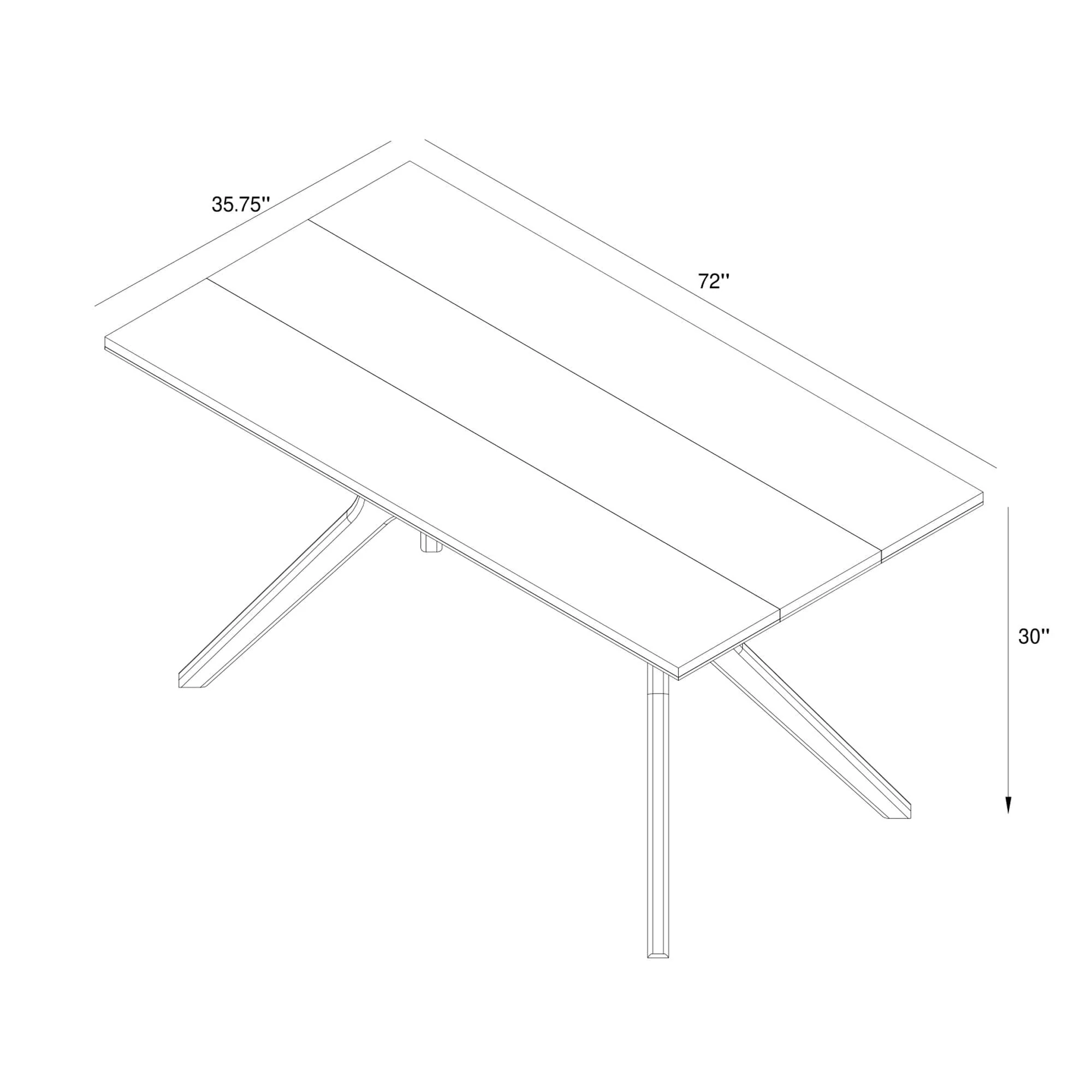 Verso Dining Table - 72" - Image 35